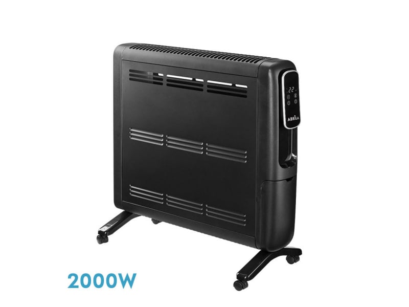  Fabrilamp alpino émetteur thermique aluminium 2000 w noir 232022009 - Conforama A