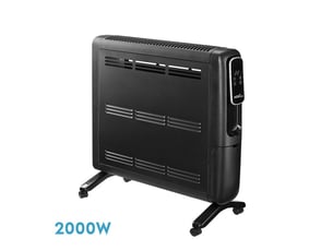 Fabrilamp alpino émetteur thermique aluminium 2000 w noir