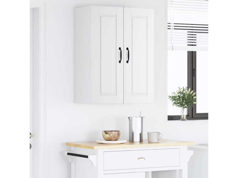 Meuble mural de cuisine, armoire de cuisine blanc 60x31x80cm bois d'ingénierie - Conforama D