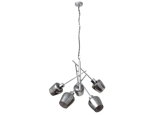 Fabrilamp soline, lampe, moderne, 5 x e27, chromé, 68-135 x 58 x 58 cm