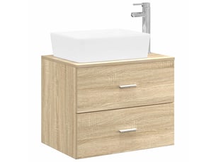 Ensemble de mobilier de salle de bain chêne sonoma cf64666