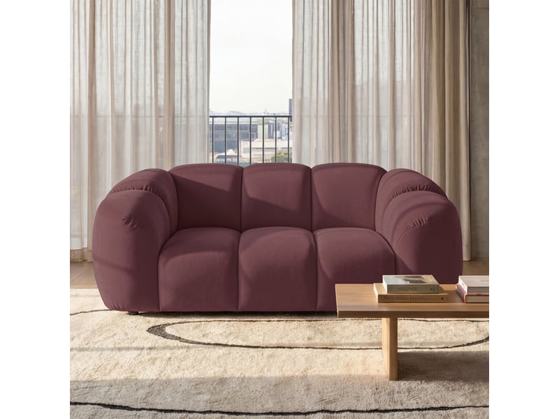 Selsey millma - canapé - 180 cm - velours rose Millma - Conforama B