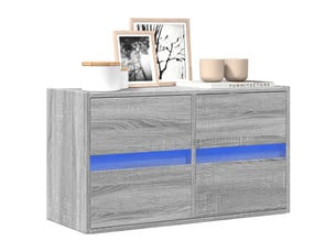 Meuble tv coloris gris 80 cm <strong></strong>  <strong></strong>