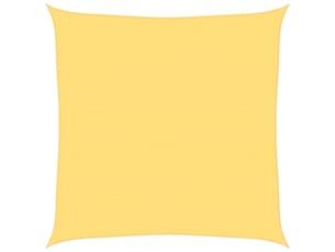 Voile d'ombrage - voile d'ombre - voile parasol 160 gm² beige 6x6 m pehd