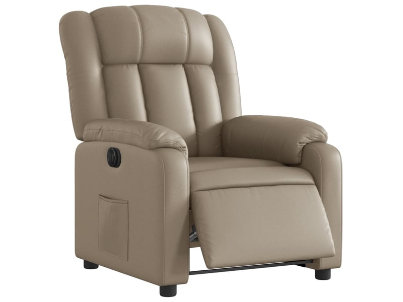 Fauteuil inclinable électrique, fauteuil relax salon cappuccino similicuir shl68489 - Conforama C