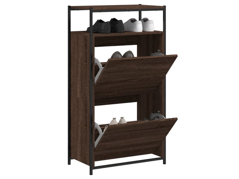  Meuble à chaussures, armoire à chaussures chêne brun shl2148  - Conforama B