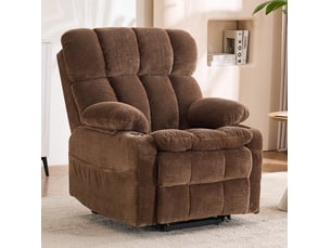 Fauteuil relax électrique  TCQPZ Tissu marron