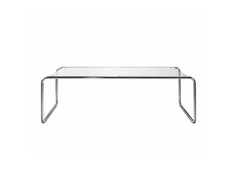  Table basse en verre saturnus 120cm transparent &amp; argent  - Conforama B