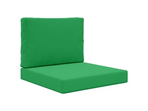 Coussin de canapé d'extérieur, coussin de chaise polyester vert 60 x 60 cm cf54187