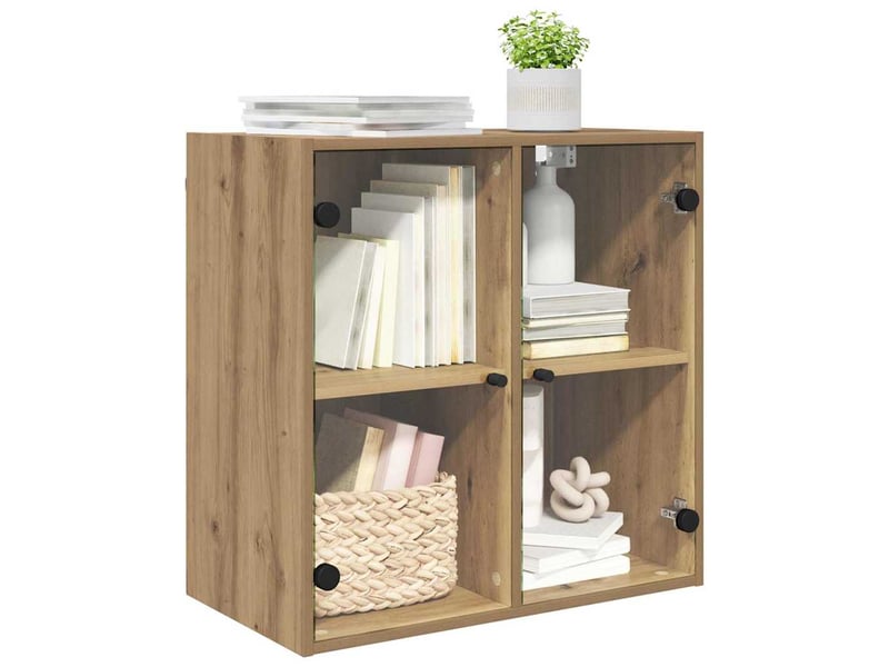  Meuble mural, meuble de rangement salon 68 x 37 x 68,5 cm bois d'ingénierie  - Conforama C