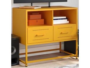 Meuble tv coloris jaune 68 cm <strong></strong>  <strong></strong>