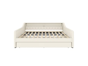 Lit banquette 90x200 cm MAISONORA   coloris beige