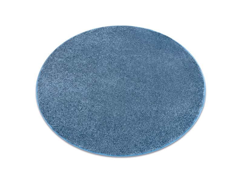 Tapis  cercle santa fe bleu 74 plaine couleur unie cercle 150 cm  - Conforama B