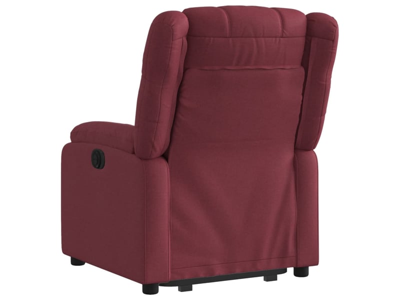  Fauteuil inclinable, fauteuil relax salon rouge bordeaux tissu shl9067  - Conforama E