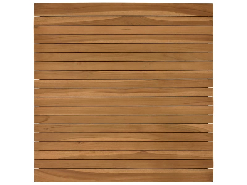 Vidaxl plateau de table 70 x 70 x 3,5 cm carré bois de teck massif - Conforama D