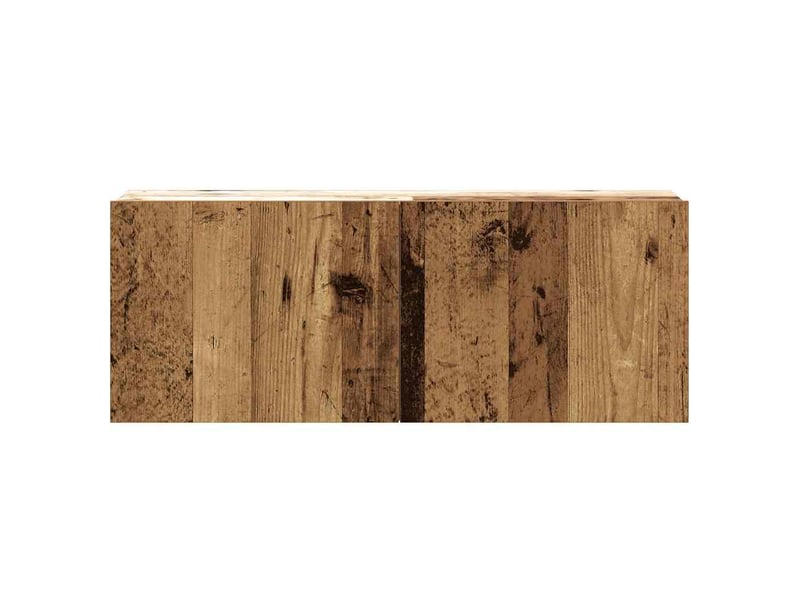  Ensemble de meuble tv - banc tv - meuble de rangement mural 6 pcs vieux bois bois d'ingénierie  - Conforama E