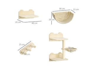 Meuble tv coloris beige 40 cm <strong>FLORAGRACE</strong> <strong></strong>