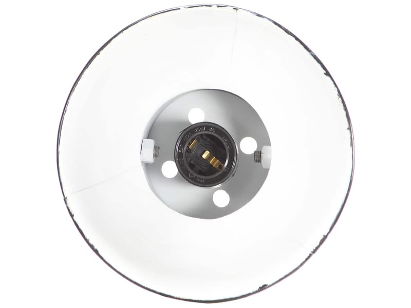  Lampe de bureau industrielle noir rond 58x18x90 cm e27  - Conforama E