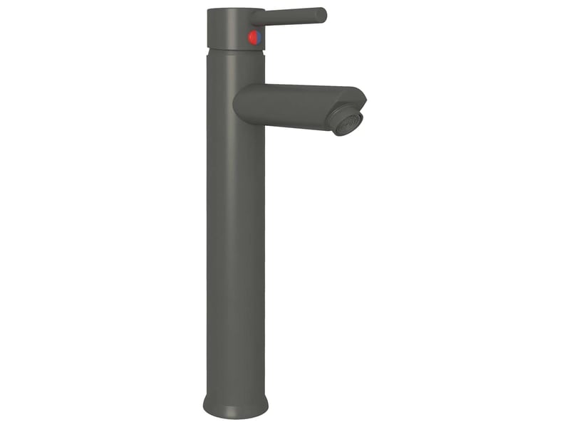  Lavabo de bain, vasque à poser avec robinet et drain à poussoir verre trempé cf65656  - Conforama C