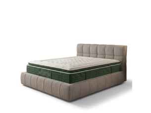 Ensemble matelas et sommier 160x200 cm Ressorts + mémoire de forme <strong>Sampur</strong> <strong>PREMIUM</strong> soutien Medium épaisseur 33 cm
