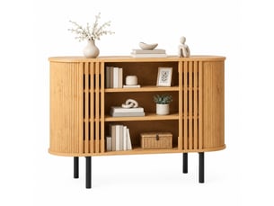 Buffet 0 porte(s)  0 tiroir(s) CHICFURN  - 120 cm coloris naturel 