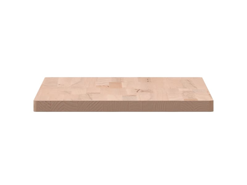  Comptoir de salle de bain, plan de travail 60x40x2,5 cm bois massif de hêtre cf65745  - Conforama E