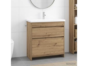 Ensemble de mobilier de salle de bain chêne artisanal shl2096