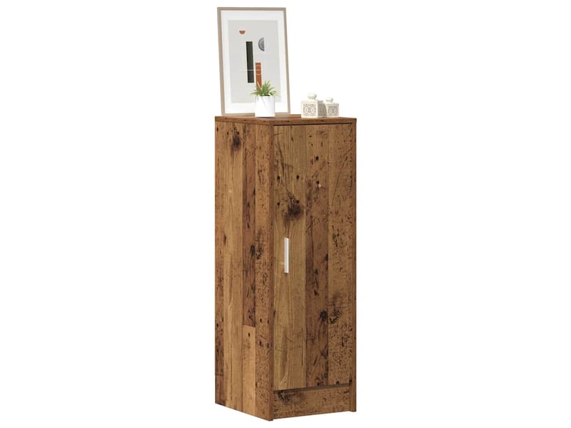  Meuble à chaussure, cabinet à chaussures 32x35x92 cm bois ancien  - Conforama C