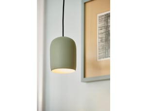 Suspension simplicité nordique, notti 10 en métal vert, ip20, nordlux