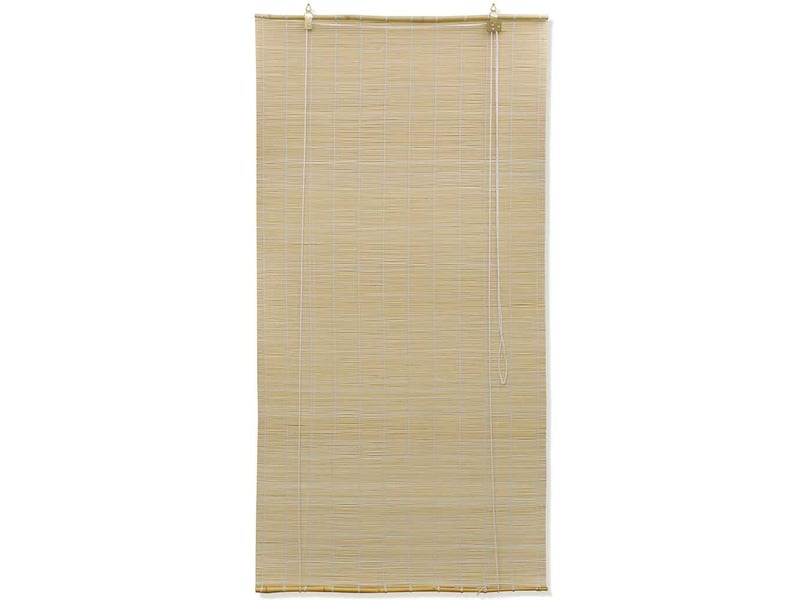 Store enrouleur, store roulant en bambou 140x220 cm naturel cf47439 - Conforama C