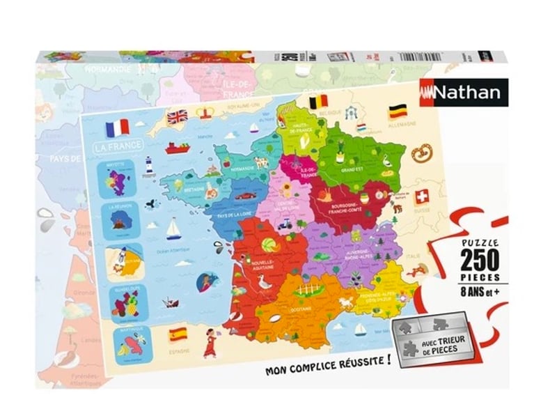  Puzzle 250 p carte de france 86875 - Conforama A