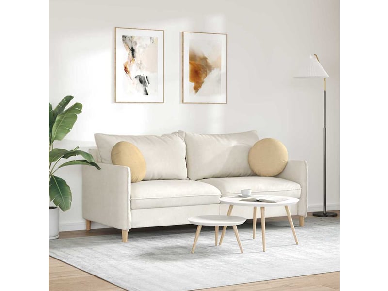  Lot de 2 coussins de siège, coussins décoratifs tissu en velours côtelé vert gris cf59822  - Conforama D