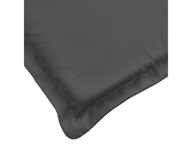 Coussin de banc de jardin, coussin d'assise anthracite mélangé 180x50x7 cm tissu cf52647  - Conforama E