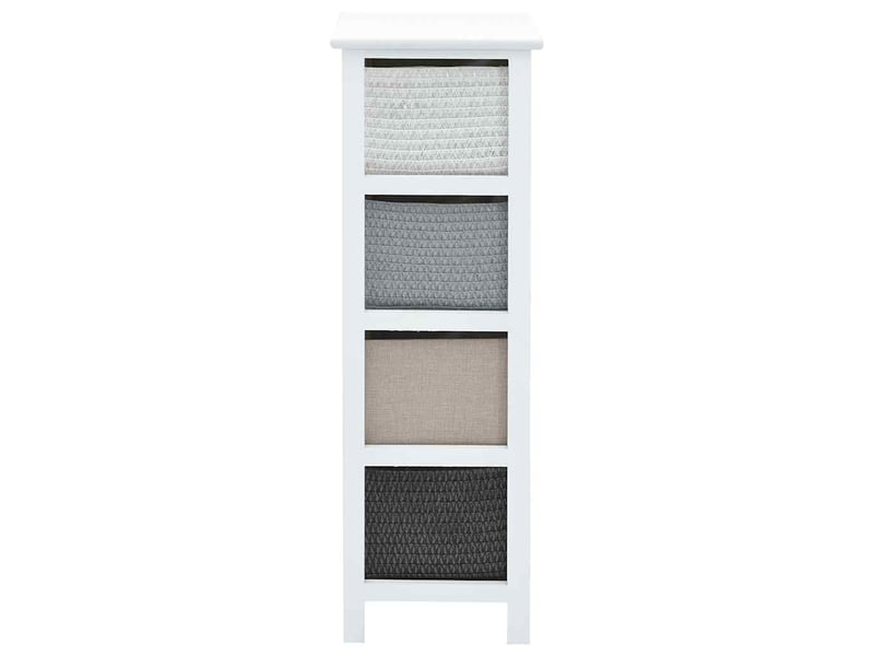  Armoire de rangement 4 tiroirs bois  - Conforama E