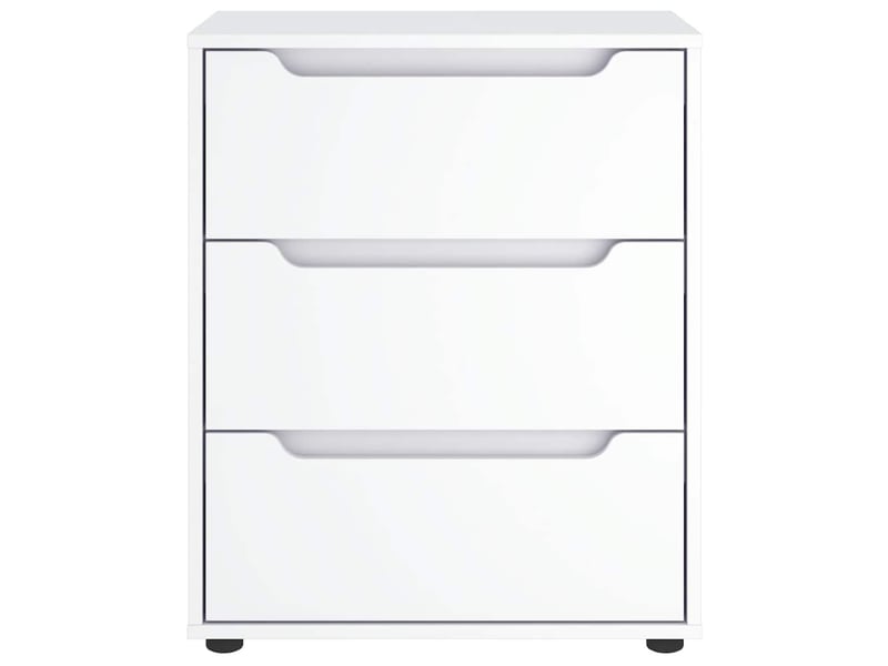 Buffet salon visnes blanc 60x40x73 cm bois d'ingénierie  - Conforama E