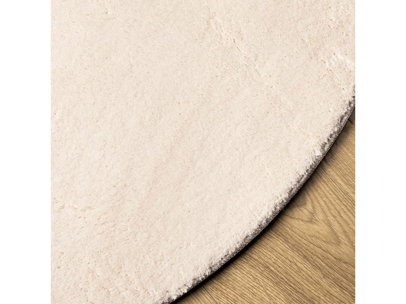  Tapis à poils courts doux lavable beige 100 cm - comfortxl 375028 - Conforama D