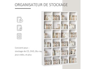 Etagère 89 cm coloris blanc  
