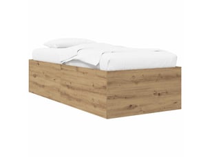 Lit simple 80x200 cm    coloris marron