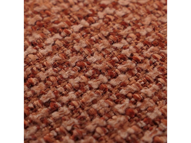  Lot de 6 chaises de salle à manger hwc-m59, chaises de cuisine, tissutextile, bois massif - structure claire, terracotta  - Conforama D