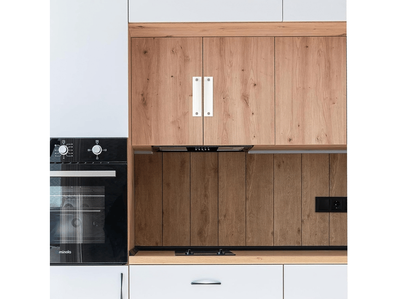 Poignée de porte extérieure de 2 pièces - coulissante, poignée invisible pour meubles d'intérieur, distance entre axes de 90 mm (blanche) - Conforama C