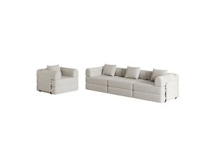 Deplimousse convertible 4 places <strong>STILVORA</strong> <strong></strong> beige