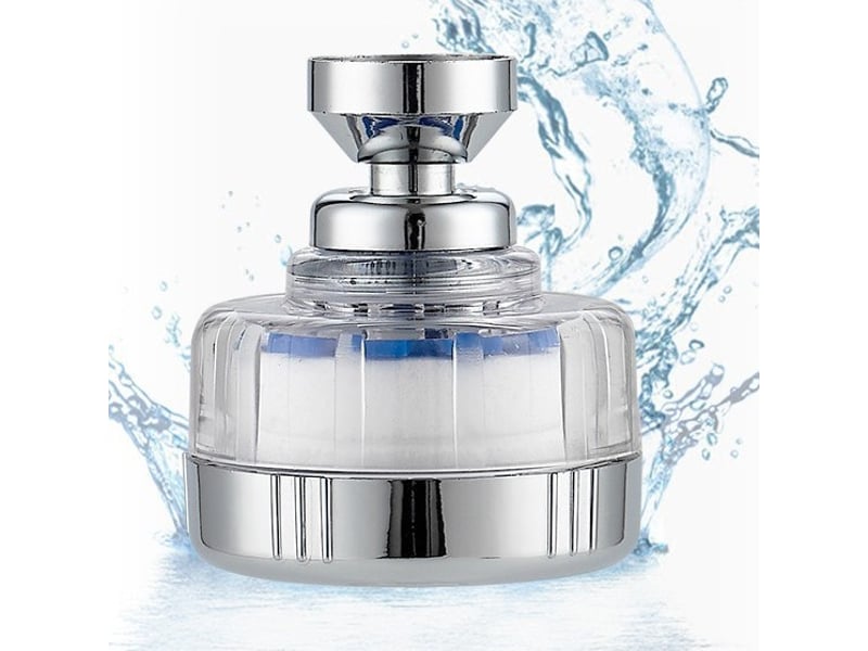 Purificateur d'eau pour robinet, filtre anticalcaire universel, buse rotative à 360°  - Conforama A