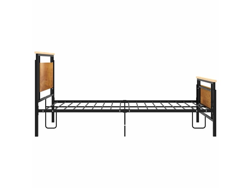  Lit double- lit adulte -  cadre de lit sans matelas métal 120x200 cm  - Conforama C