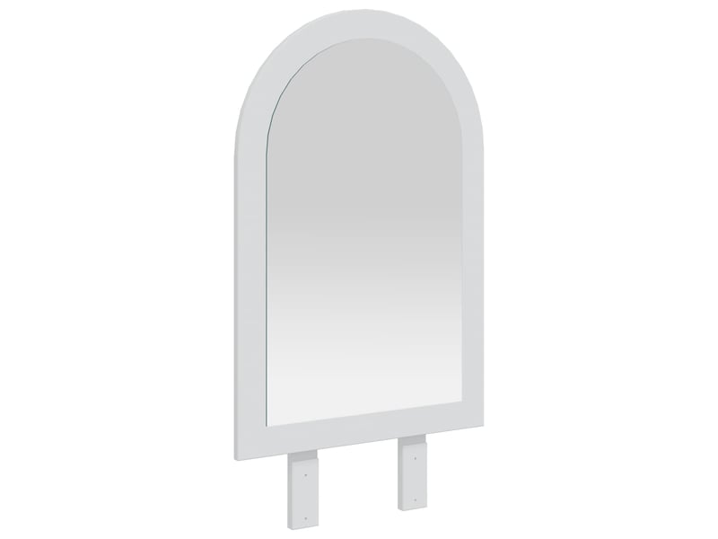  Ensemble de coiffeuse fauske 3 pcs blanc 100x50x143 cm shl53158  - Conforama C