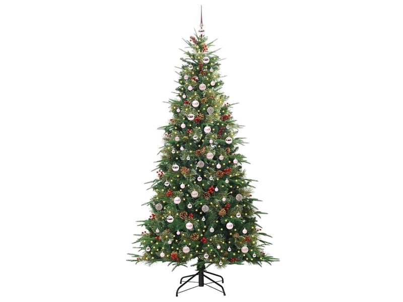  Sapin de noël - arbre de noël artificiel à branches articulées vert 240 cm  - Conforama C