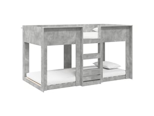 Lit simple 80x200 cm coloris gris