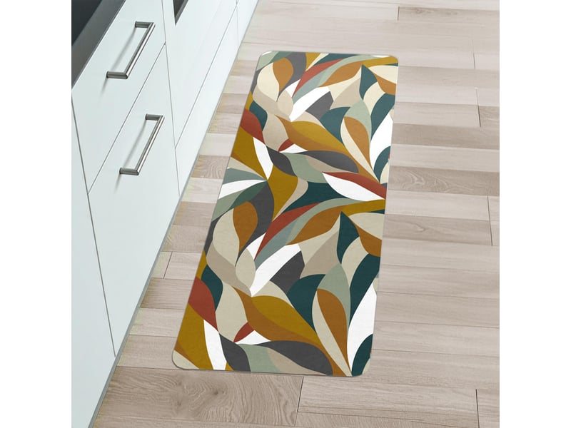  Tapis de cuisine mousse swan 45x120cm jaune  - Conforama B