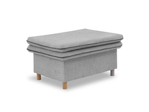 Pouf / repose pied MIUFORM Sam gris
