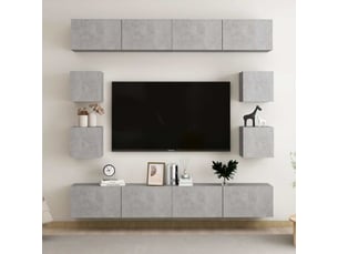 Meuble tv coloris gris 100 cm <strong></strong>  <strong></strong>