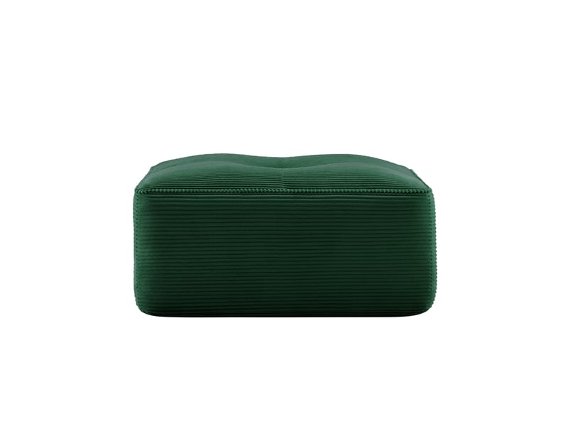 Ottoman cordelia en velours côtelé -vert SF2025005012 - Conforama A